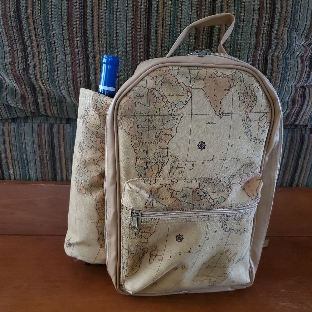 Leather Picnic Backpack